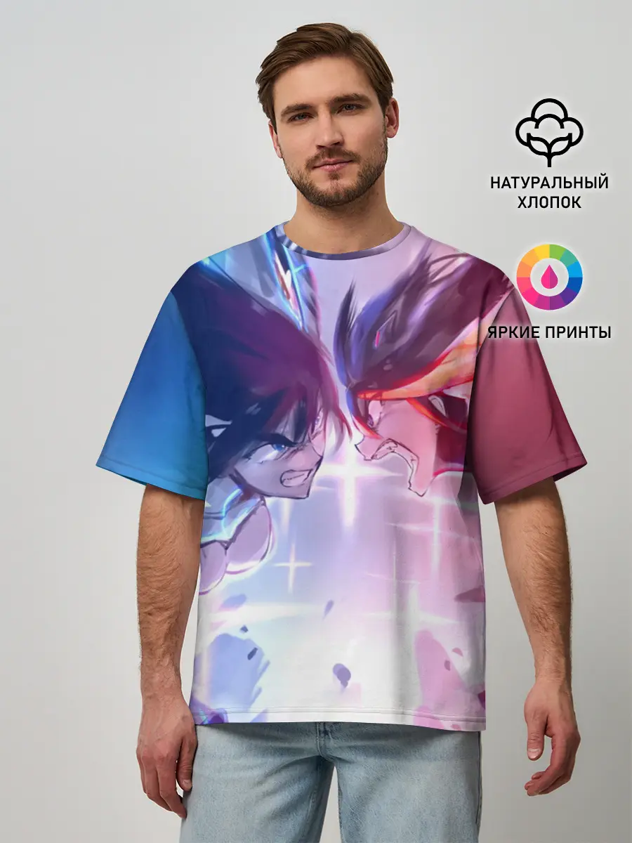 Мужская футболка оверсайз / Круши Кромсай