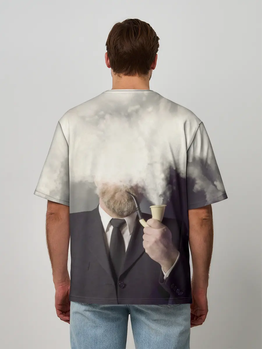 Мужская футболка оверсайз / Это не я ...