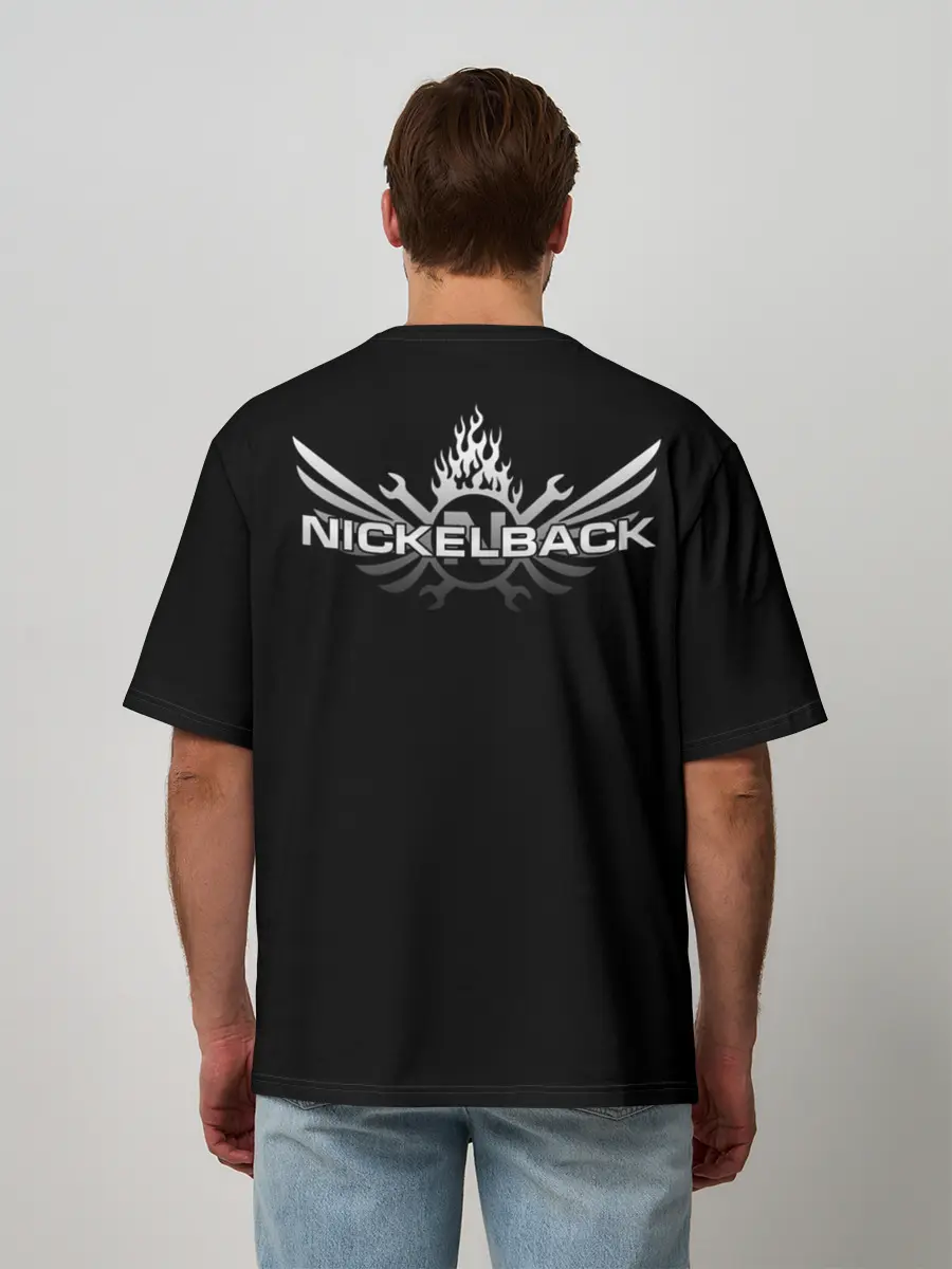 Мужская футболка оверсайз / Nickelback