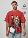 Мужская футболка оверсайз / Haikyuu Тобио Кагэяма
