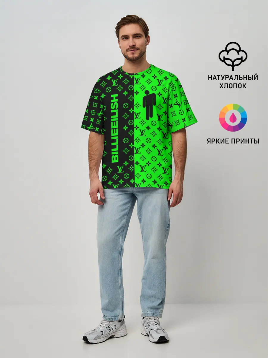 Мужская футболка оверсайз / BILLIE EILISH