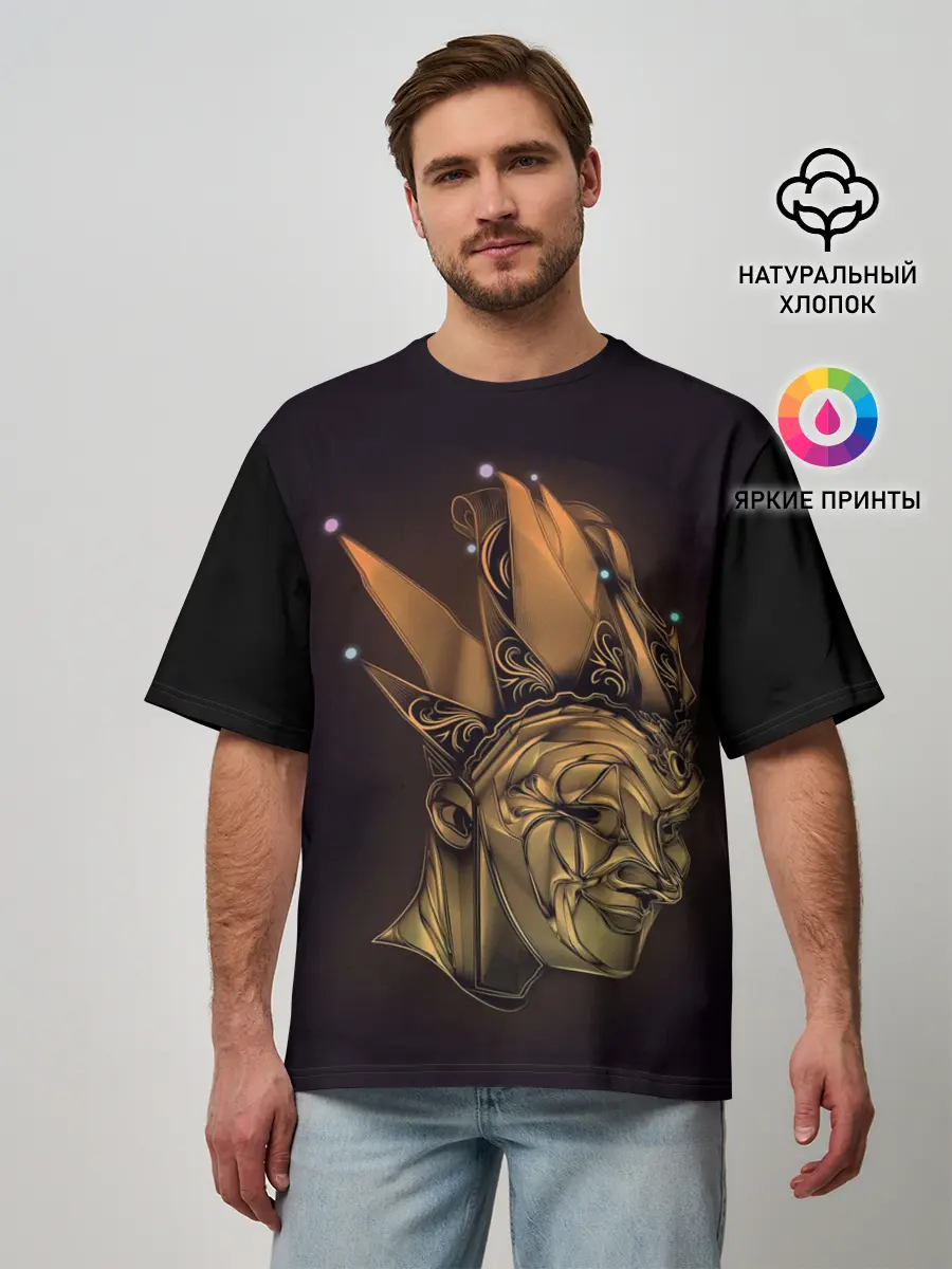 Мужская футболка оверсайз / Brejcha