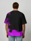 Мужская футболка оверсайз / Джоджо fuck фиолетовый