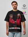 Мужская футболка оверсайз / Бумажный дом La Casa de Papel