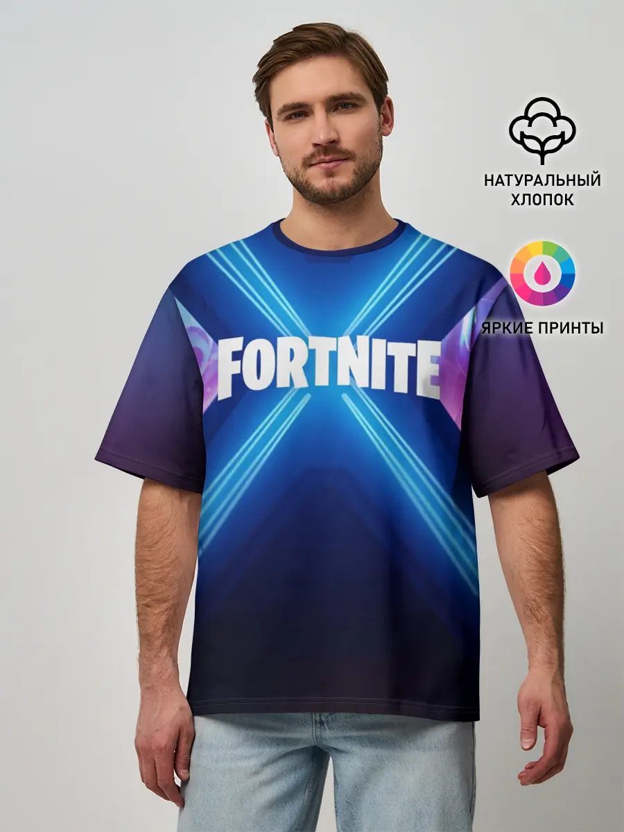 Мужская футболка оверсайз / FORTNITE X