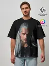 Мужская футболка оверсайз / The Witcher. Geralt of Rivia
