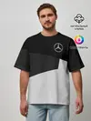 Мужская футболка оверсайз / MERCEDES BENZ SPORT