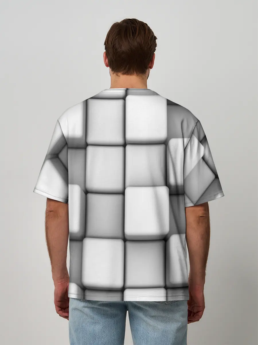 Мужская футболка оверсайз / ТЕКСТУРА