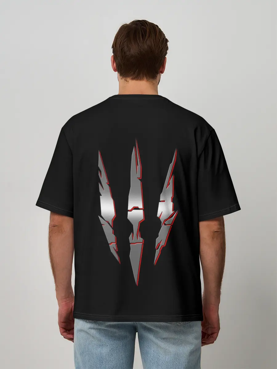 Мужская футболка оверсайз / WITCHER 2077