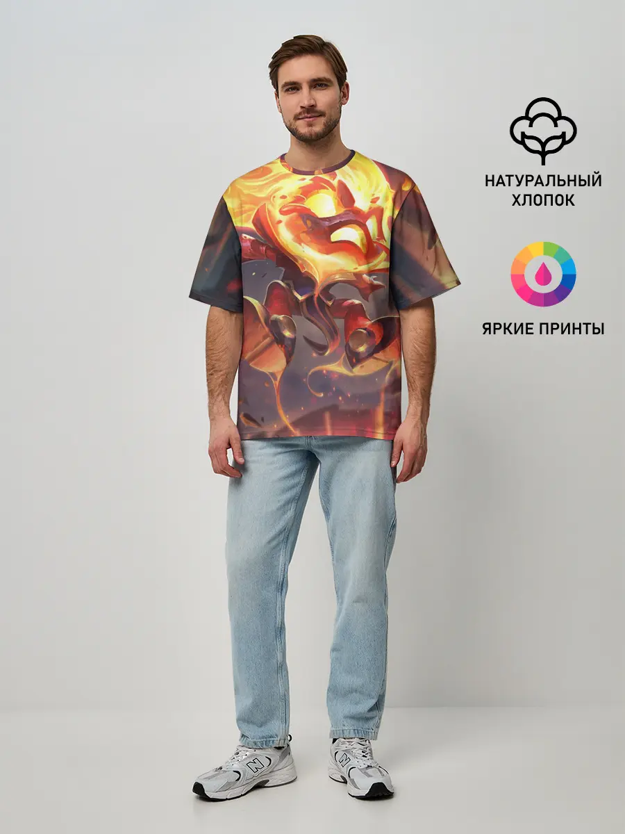 Мужская футболка оверсайз / League Of Legends