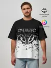 Мужская футболка оверсайз / горизонт спрей оверлорд