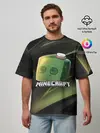 Мужская футболка оверсайз / MINECRAFT | МАЙНКРАФТ