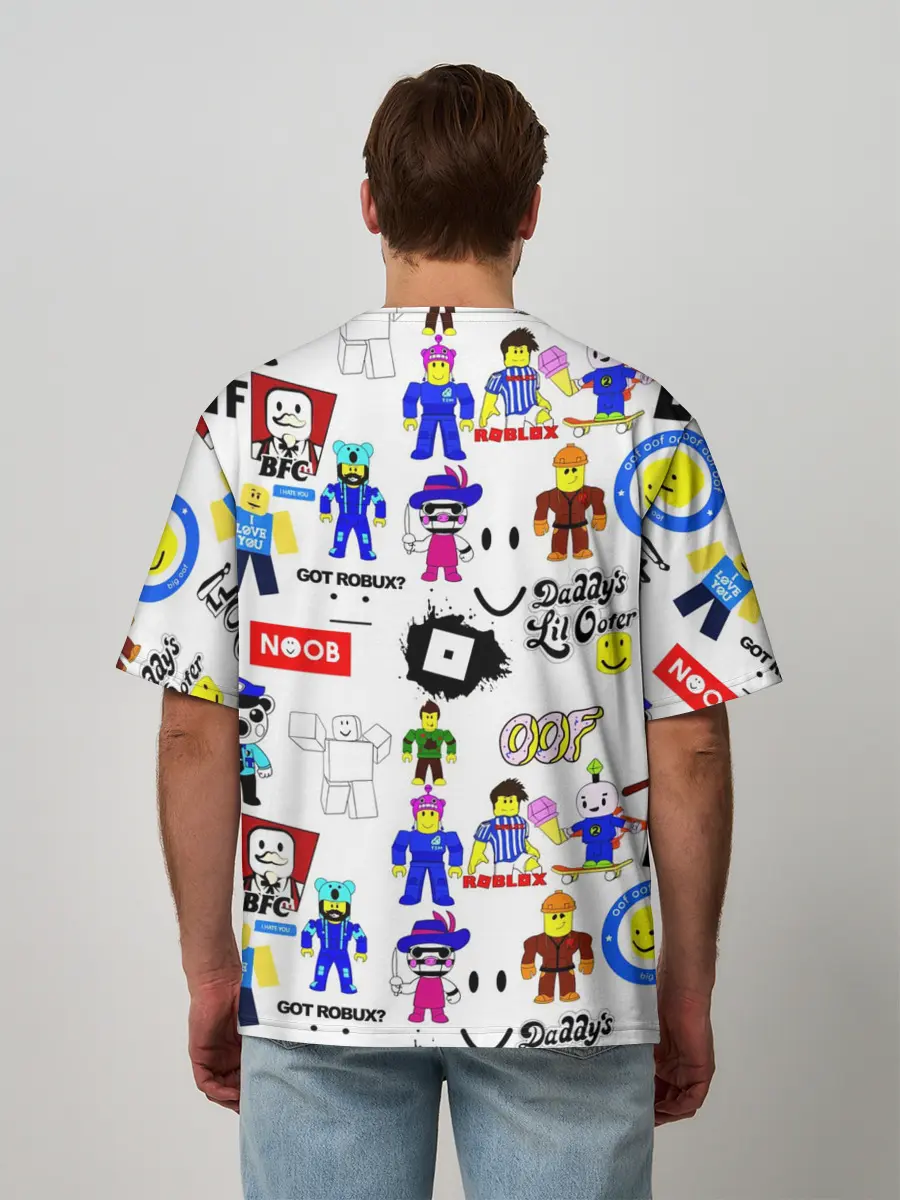 Мужская футболка оверсайз / ROBLOX