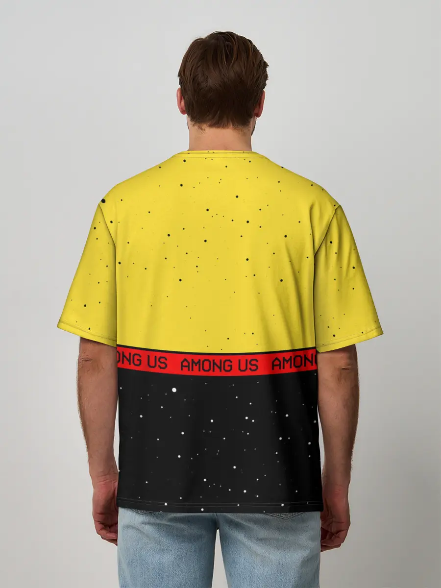 Мужская футболка оверсайз / AMONG US / Амонг Ас