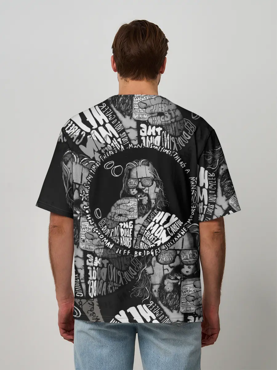 Мужская футболка оверсайз / The Big Lebowski