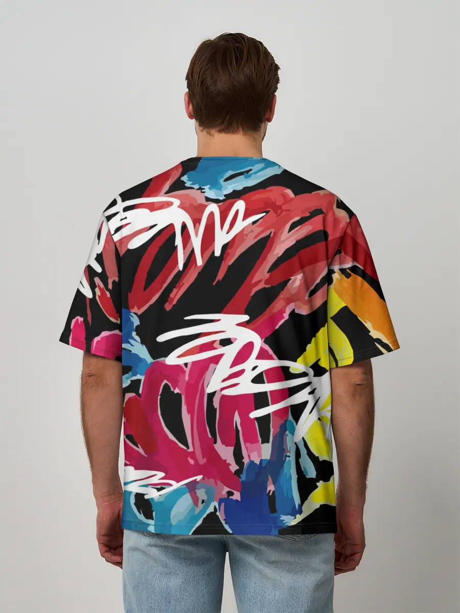 Мужская футболка оверсайз / Old school