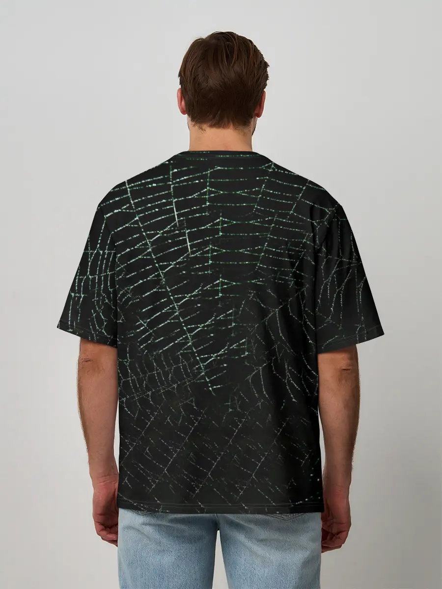 Мужская футболка оверсайз / ПАУТИНА