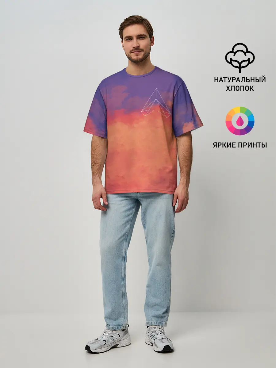 Мужская футболка оверсайз / Apex