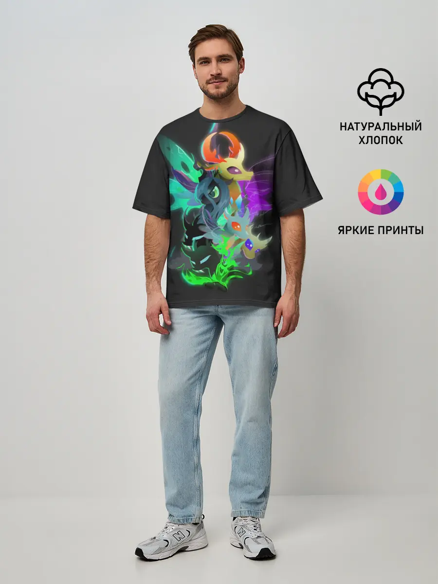 Мужская футболка оверсайз / My little pony