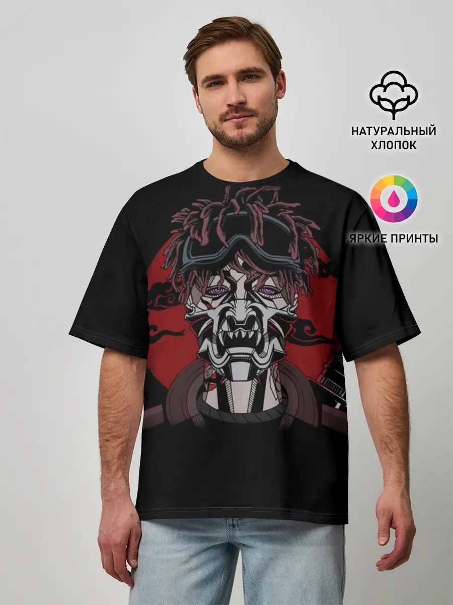 Мужская футболка оверсайз / Scarlxrd