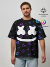 Мужская футболка оверсайз / MARSHMELLO / МАРШМЕЛЛОУ