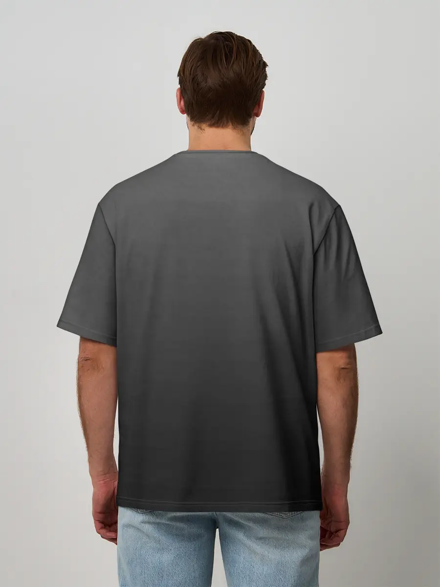 Мужская футболка оверсайз / Бумажный дом