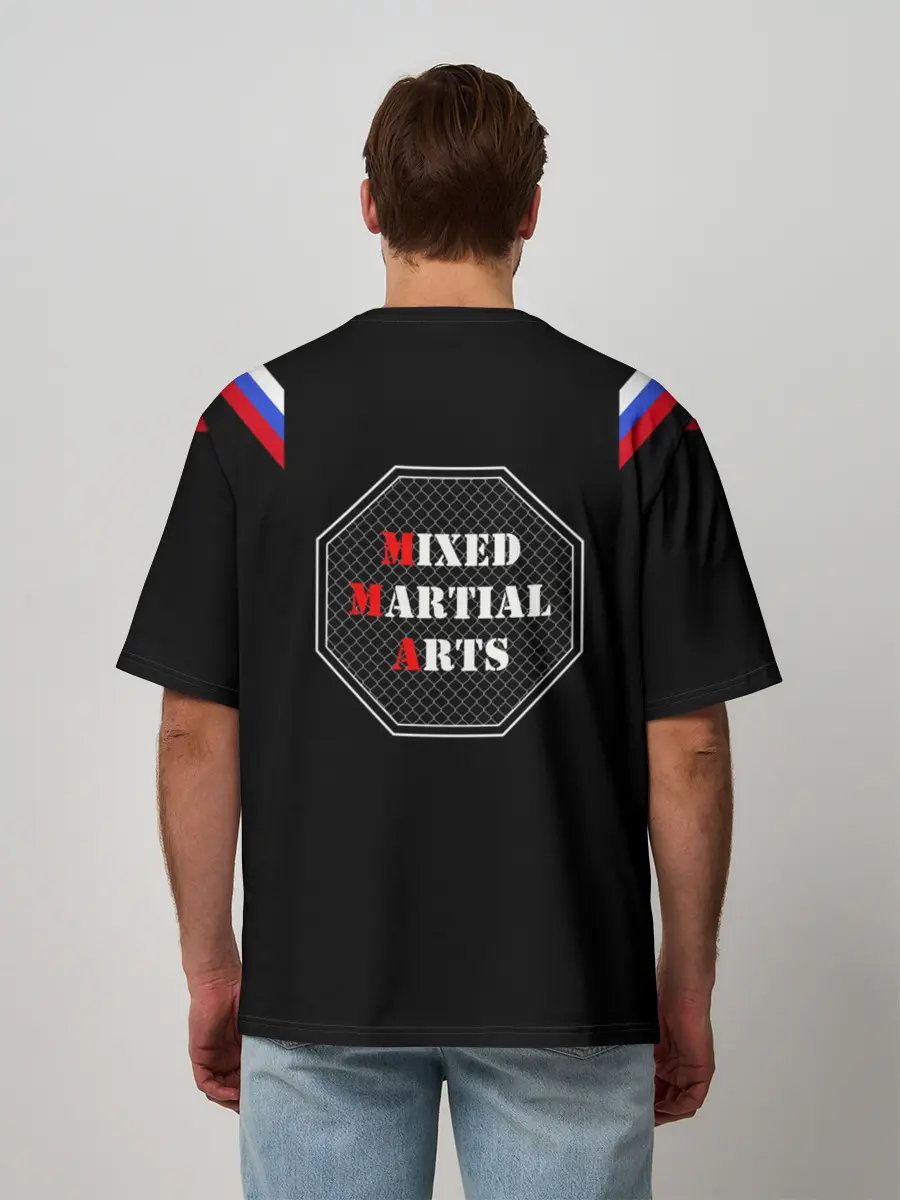 Мужская футболка оверсайз / MMA