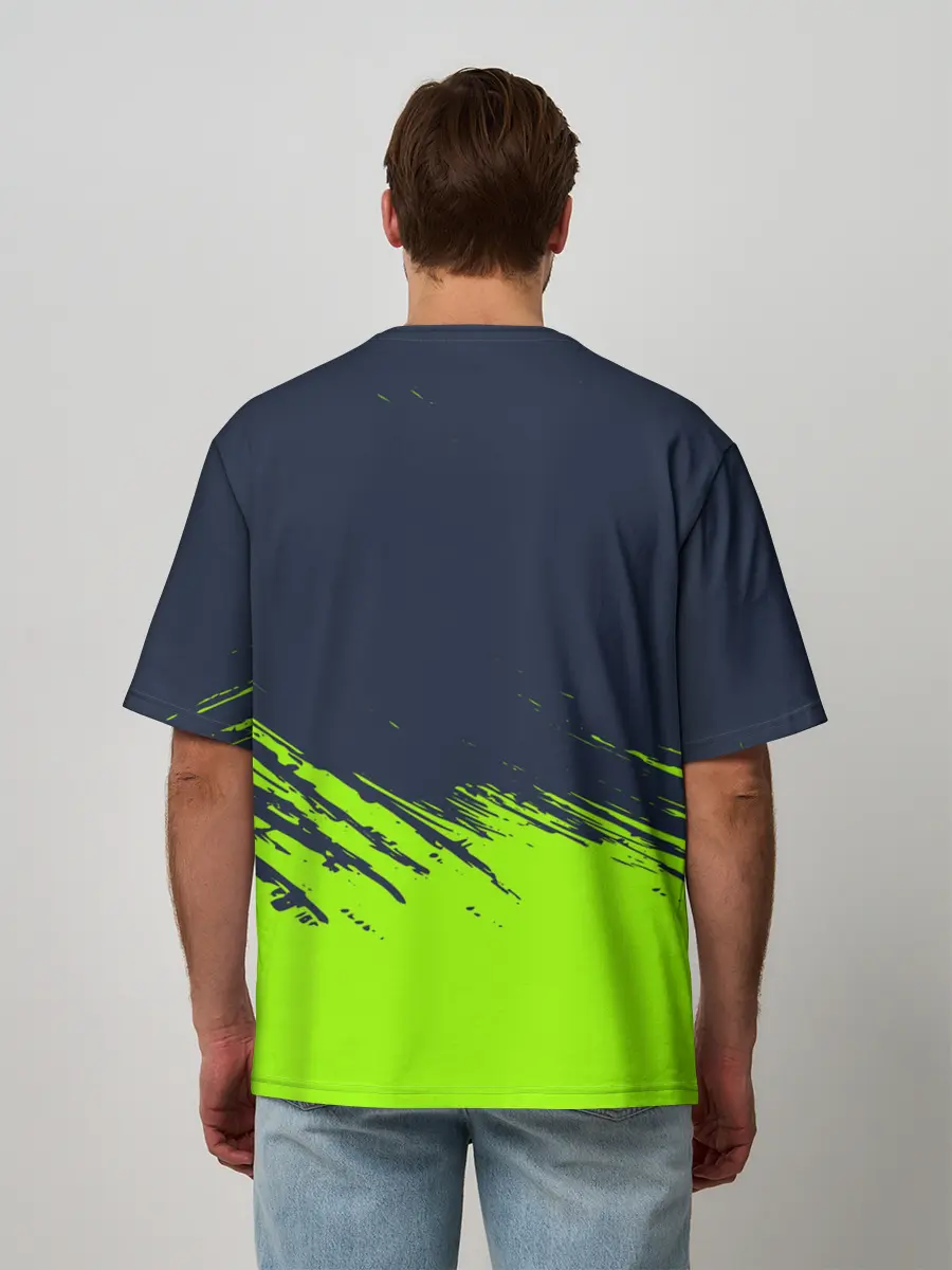 Мужская футболка оверсайз / WARFRAME / ВАРФРЕЙМ