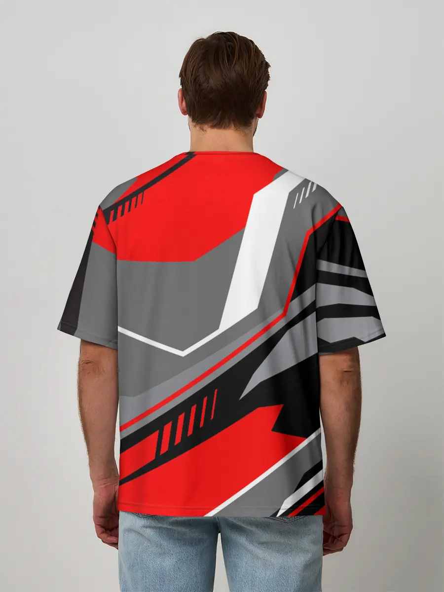 Мужская футболка оверсайз / GYM