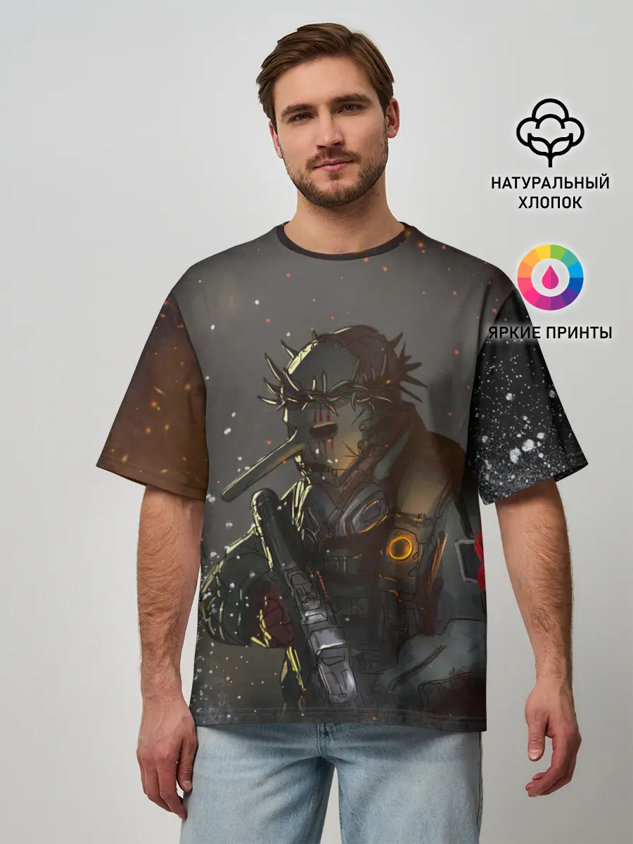 Мужская футболка оверсайз / CHRIS FEHN | SLIPKNOT | СЛИПКНОТ