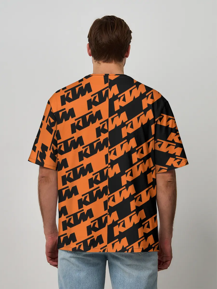 Мужская футболка оверсайз / KTM | КТМ