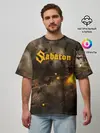 Мужская футболка оверсайз / Sabaton