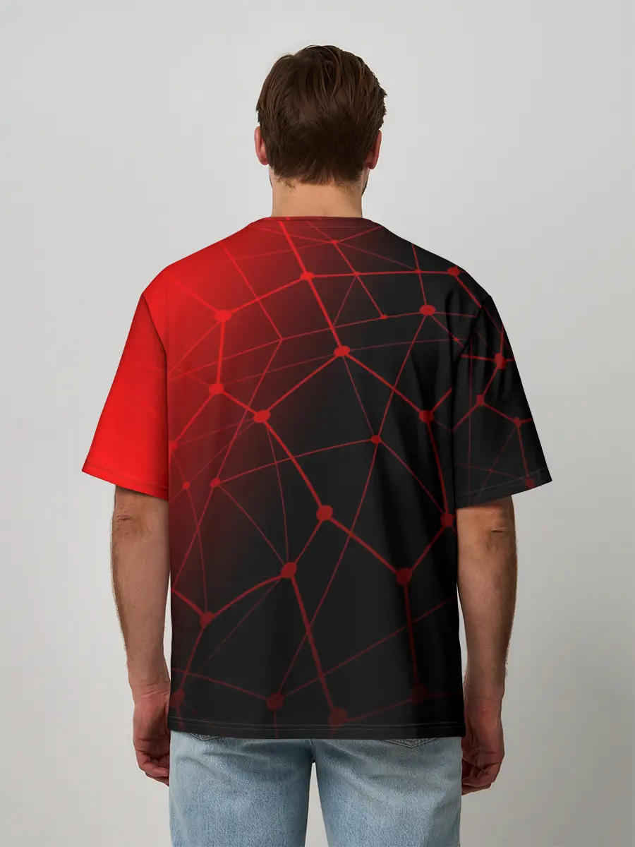 Мужская футболка оверсайз / LIVERPOOL / ЛИВЕРПУЛЬ / СПОРТ