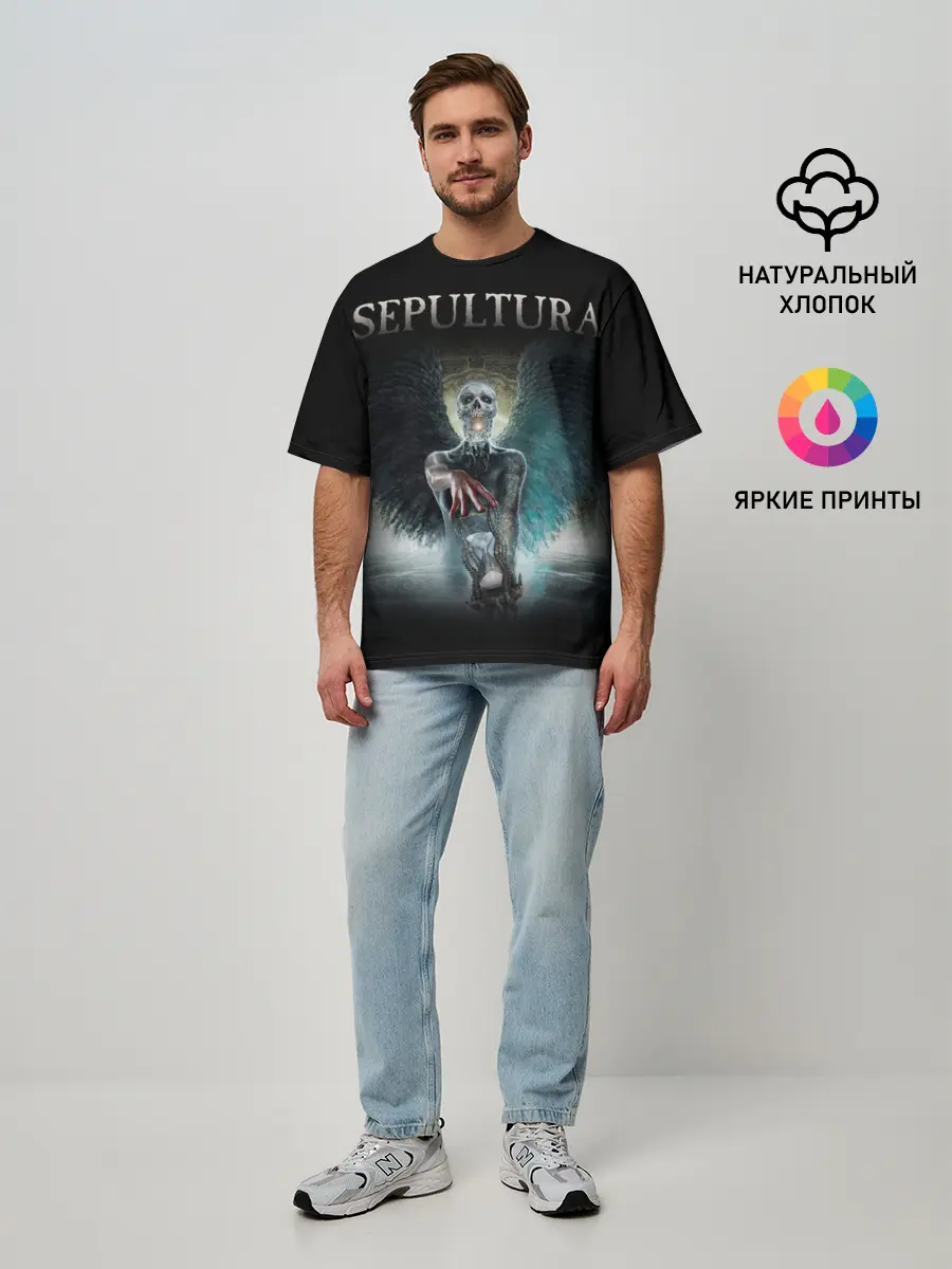 Мужская футболка оверсайз / Sepultura