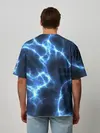 Мужская футболка оверсайз / Электро