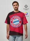 Мужская футболка оверсайз / FC BAYERN / БАВАРИЯ