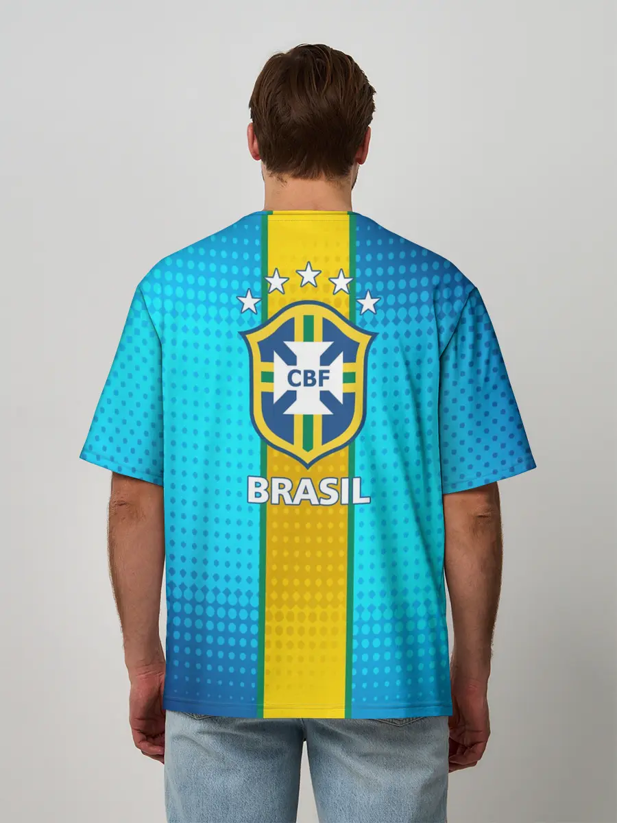 Мужская футболка оверсайз / Р. Карлос | Бразилия