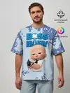 Мужская футболка оверсайз / Boss Baby / Босс Молокосос