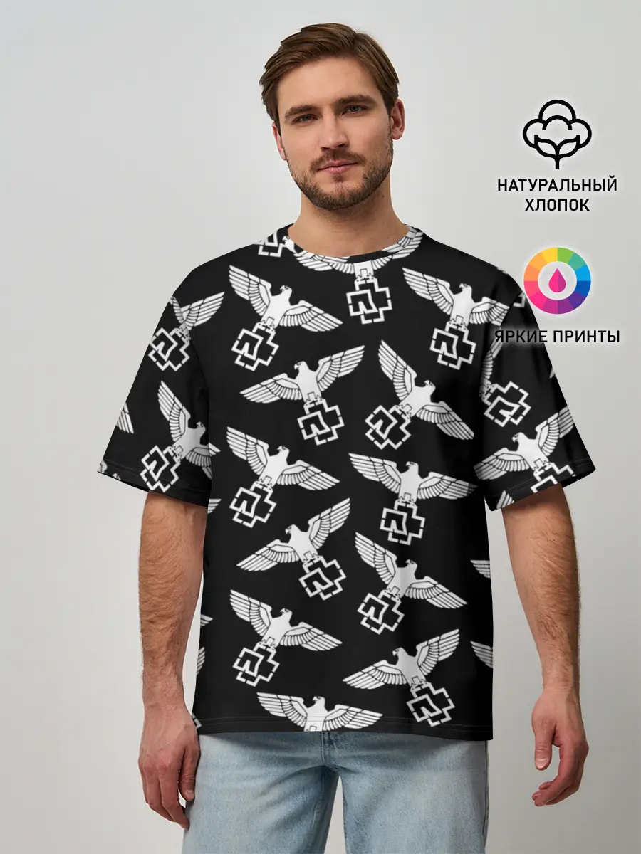 Мужская футболка оверсайз / Rammstein