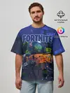 Мужская футболка оверсайз / Fortnite