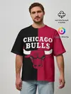 Мужская футболка оверсайз / Чикаго Буллз