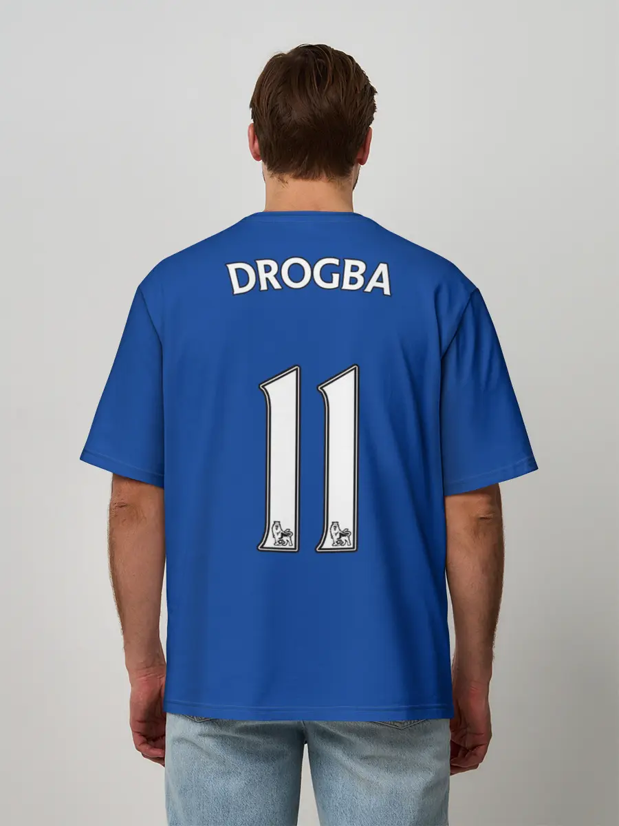 Мужская футболка оверсайз / Форма Дидье Дрогба