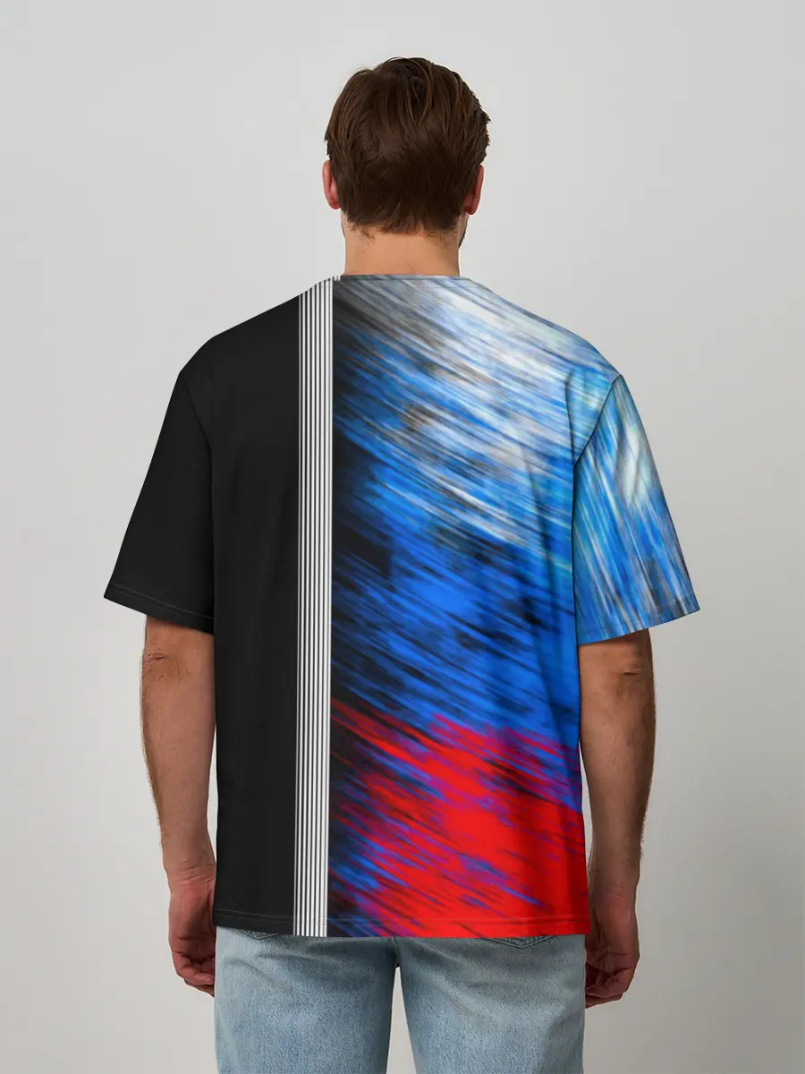 Мужская футболка оверсайз / Swimmer