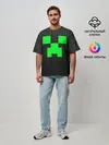 Мужская футболка оверсайз / MINECRAFT CREEPER | КРИПЕР МАЙНКРАФТ