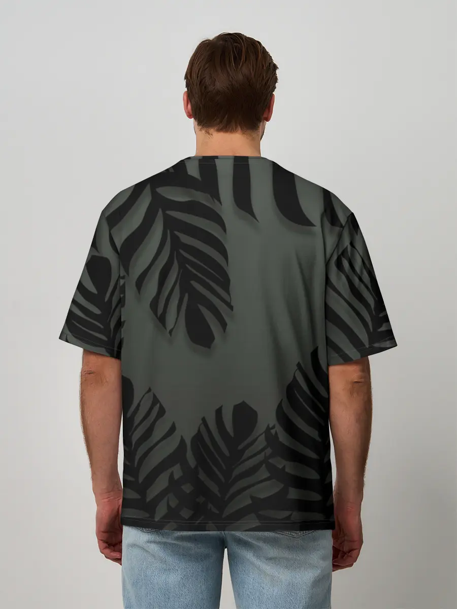 Мужская футболка оверсайз / Велоцераптор