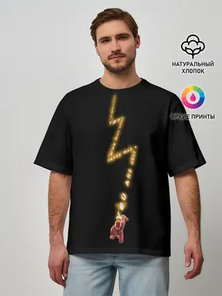 Мужская футболка оверсайз / The Flash