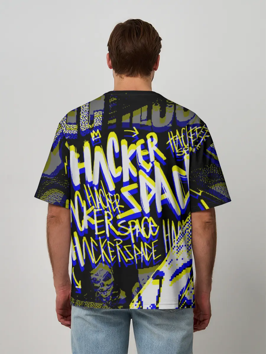 Мужская футболка оверсайз / DED SEC