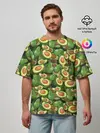 Мужская футболка оверсайз / avocado