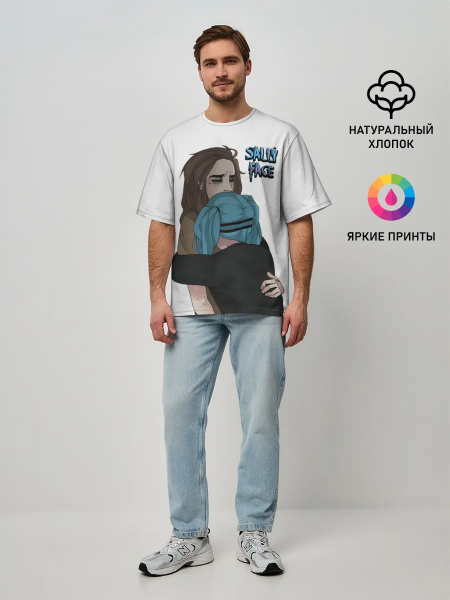 Мужская футболка оверсайз / Sally Face