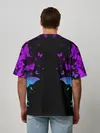 Мужская футболка оверсайз / НЕОНОВЫЕ БАБОЧКИ | NEON BUTTERFLIES
